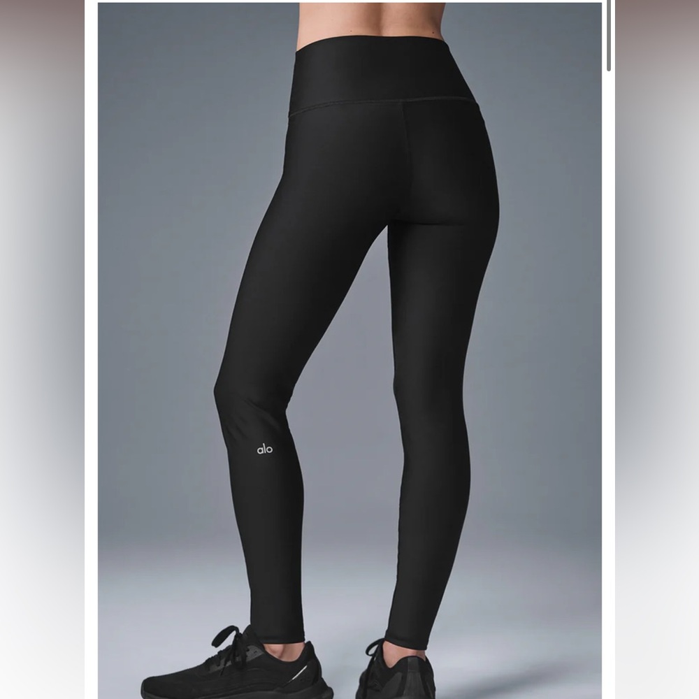 ALO Yoga High-Waist Airlift Black Leggings 28"